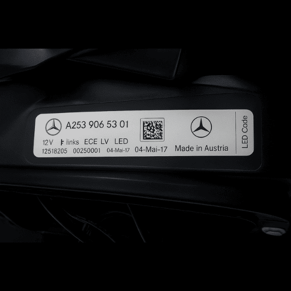 Mercedes-Benz GLC Left Front Headlight (Refurbished OEM Unit