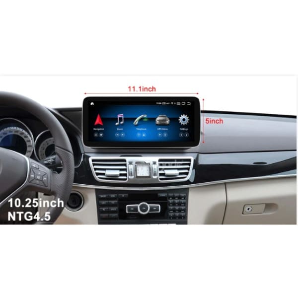 Mercedes Benz W212 W207 Android Screen GPS Navigation System - Image 2