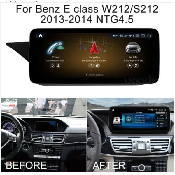 Mercedes Benz W212 W207 Android Screen GPS Navigation System - Image 3