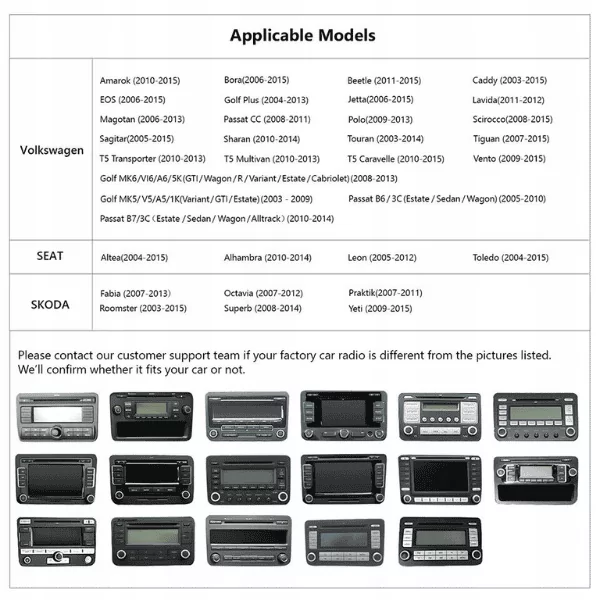 VW Android Navigation Unit CarPlay Android Auto 2GB 32GB 2024 Model - Image 10